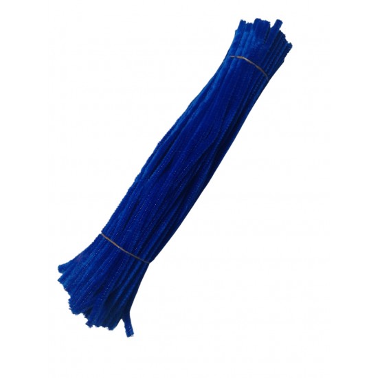 Проволока синельная 30 см цв. темно-синий, цена за 10 шт